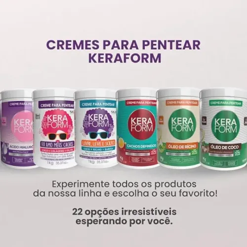 Skafe Creme P/Pentear Keraform Cachos Definidos R$15,00