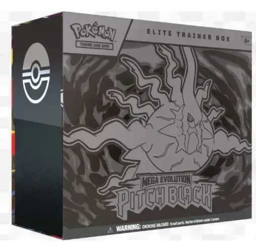Jogo De Tabuleiro Pokémon Tcg Mega Evolution Pitch Black Elite