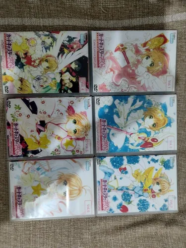 DVDs Sakura Card Captors (vol. 1 a 6)