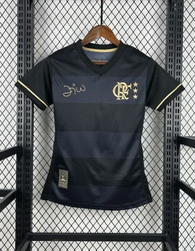 Camisa Flamengo Zico Feminina 