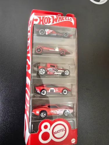 Hot Wheels 5 pack 80 anos