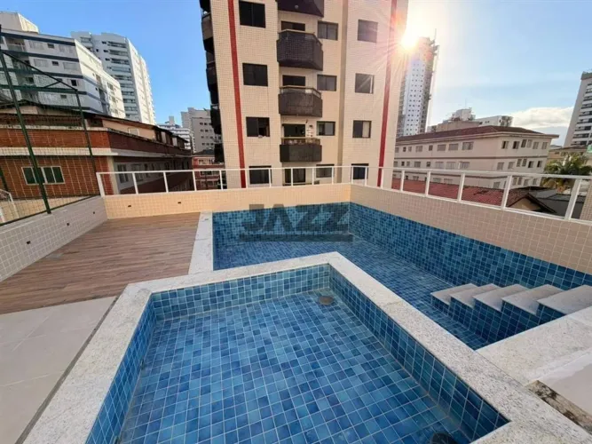Apartamento com 2 Dormitórios sendo 1 Suíte apenas 200 metros da praia no Bairro Aviação