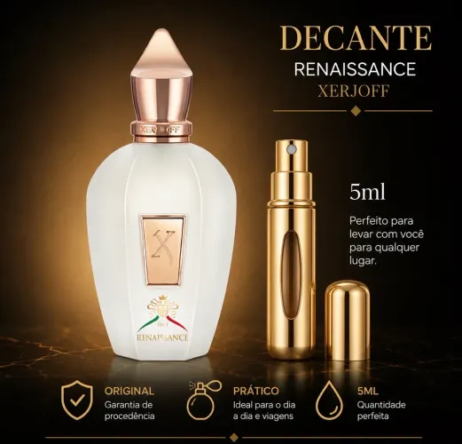 Decant Xerjoff Renaissance 5ml - Perfume Nicho 100% Original
