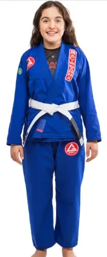 KIT GRACIE INFANTIL M3 AZUL - JIU-JITSU | 9 A 12 ANOS