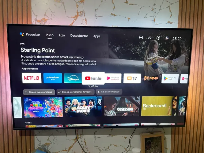 Smart Tv philips ambilight 55 polegadas
