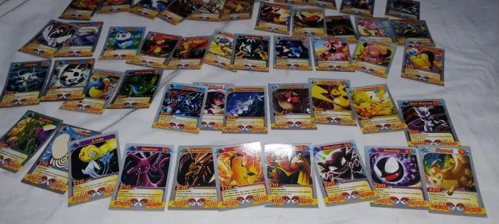 Lote 48 Mini cards Pokémon antigas