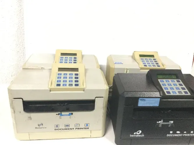 lote impressoras antigas de cheque