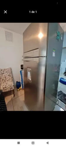 Geladeira Electrolux inox Frost Free duplex com dispenser de água na porta!
