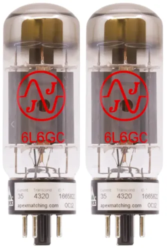 Valvula Jj Electronic Apex 6l6gc Par Casado Eslovaquia