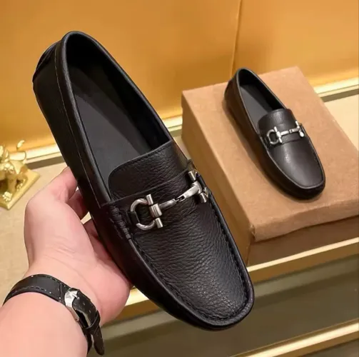 Mocassim em Couro Legítimo | Inspirado no Ferragamo Gancini | Alto Padrão | Tam(40/41 BR)