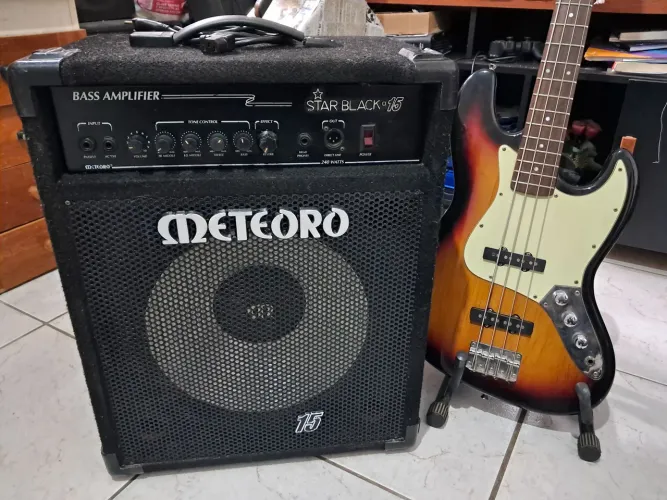 Pra vender ! Meteoro Star Black 15 Cone de alumínio. 240 wats rms Top