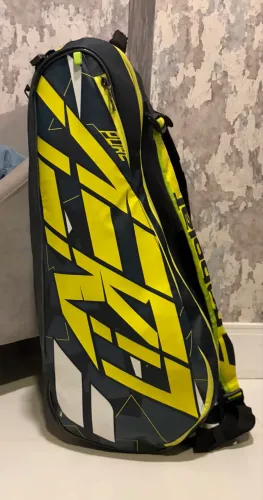 Raqueteira Babolat Pure Aero Rh X6 Preta Cinza E Amarela - pouquíssimo uso
