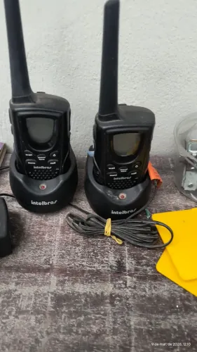 Rádio comunicador Intelbras bateria não inclusa