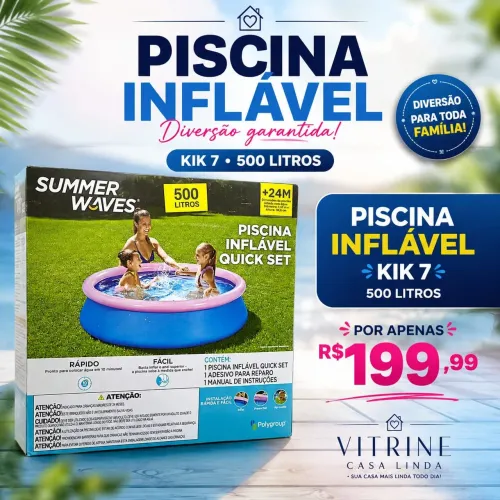 Piscina 1000L e 500L - entregamos em toda Manaus