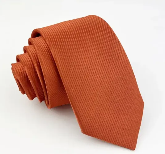 Gravata Terracota Laranja 