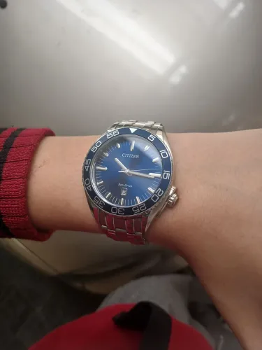 Relogio Citizen Seamaster Azul