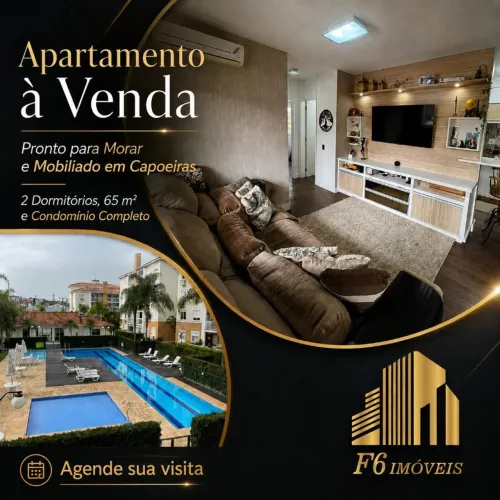 Apartamento Semi Mobiliado à Venda em Capoeiras | 2 Dormitórios, 65 m² e Condomínio Comple