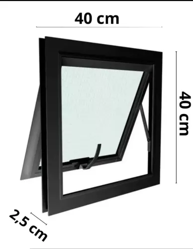 Janela vitro nova 0,40x0,40