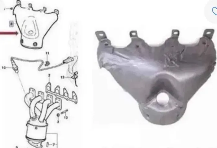 Defletor protetor de calor Corsa classic 2009 150,00