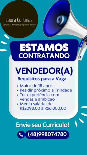 VAGA VENDEDOR