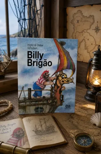 Livro, Billy Brigão de Ingrid & Dieter Schubert, 5ª Edição, 2001, Editora Ática