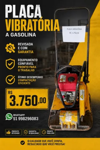 Placa vibratória