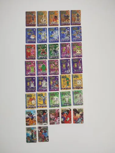 Tazos Elma Chips Originais Lig-Mon Digimon (Lote)