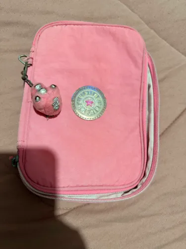 Estojo Kipling rosa