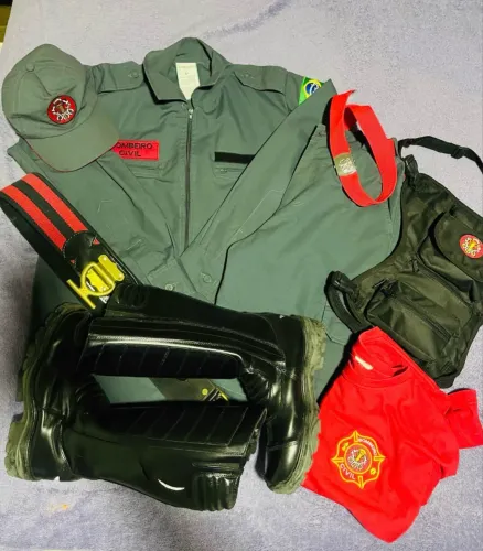 Kit bombeiro civil completo