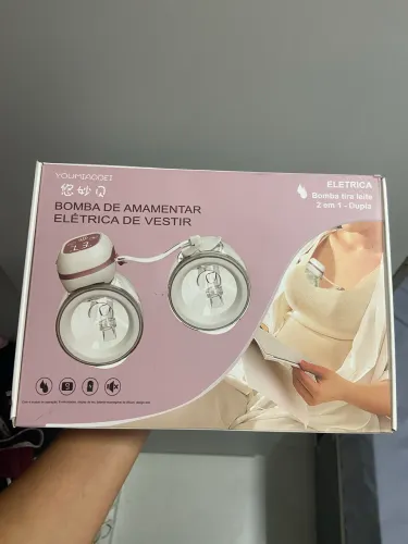 Bomba de leite elétrica de dupla sucção portátil BABUU