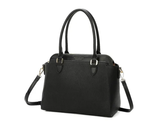 Bolsa feminina preta de ombro