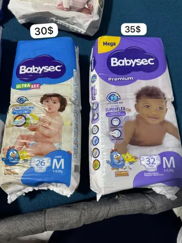 Fraldas M várias marcas
