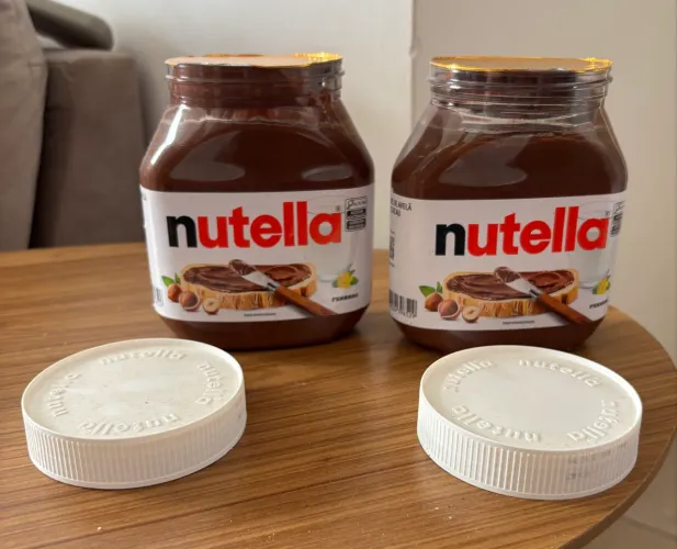 2 potes de Nutella de 650g lacrado 