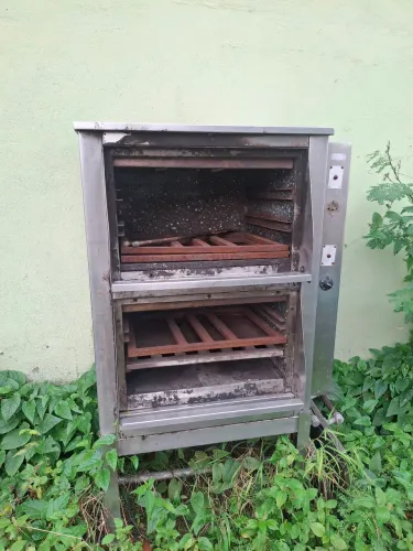 Forno guilhotina duas portas, elétrico (Pedra refratária)