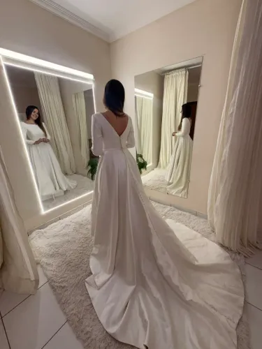 Vestido de Noiva Minimalista