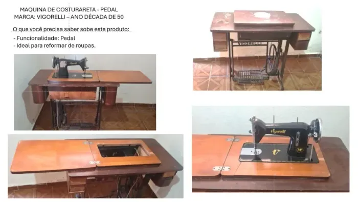 03 MÁQUINAS DE COSTURA - EM TOTAL FUNCIONAMENTO