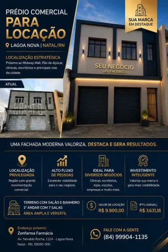 Predio Comercial Para Locação - Lagoa Nova / Natal RN