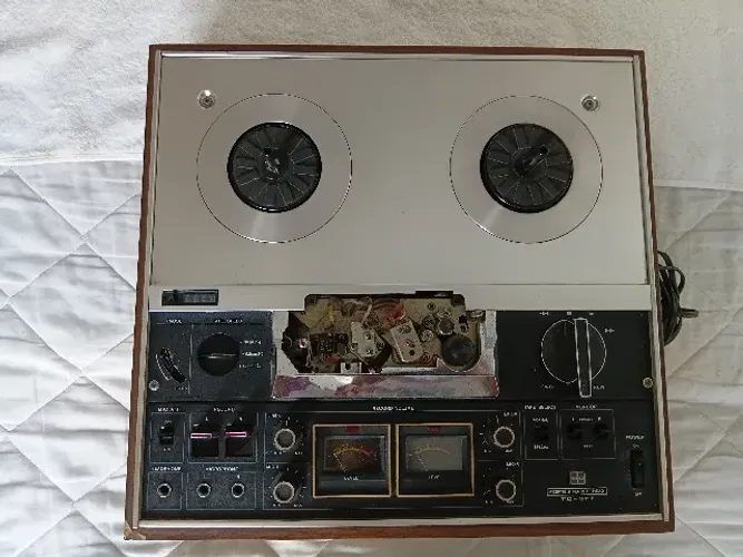 Tape gravador de rolo Sony TC 377 restauro ou peças