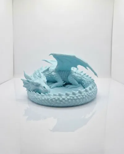 Dragão guardião decorativo porta objetos 