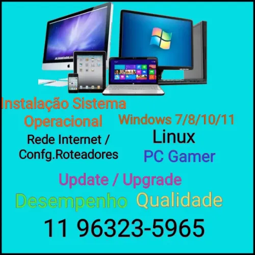 Manunteção em Computadores e Notebooks /Montagem de PC e PC Gamers/ Update e upgrade 