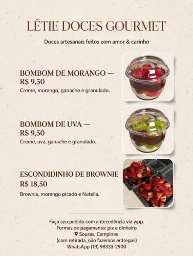Doces Gourmet