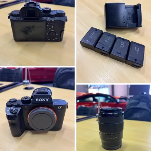Camera Sony A7S II + LENTE + (CARREGADOR E BATERIA)