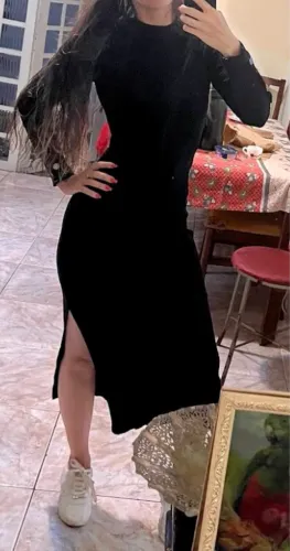 Vestido Preto Lez a Lez