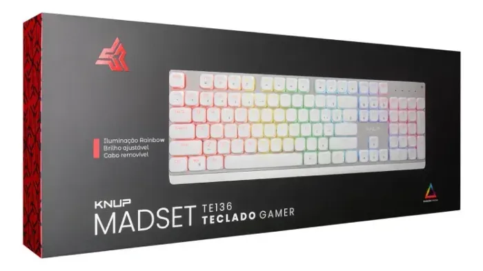 Teclado Gamer Mecânico Knup TE136