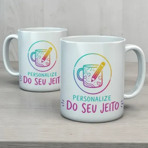 Caneca de Porcelana Personalizada do seu jeito