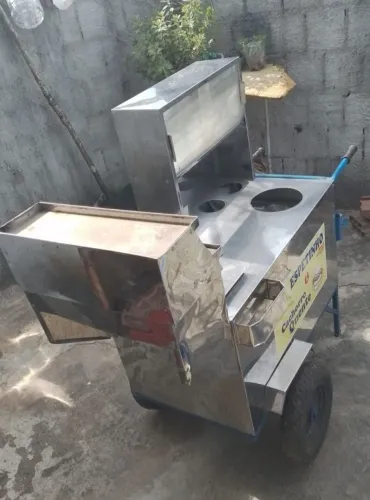 Carrinho de inox pra cachorro quente