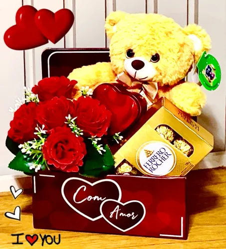 Cestas. Cestinha Love Linda R$:199,90