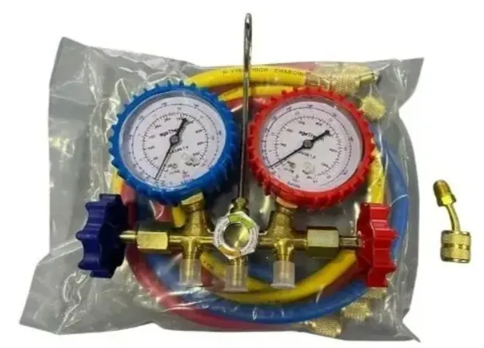 Manifold R410 Vulkan com Mangueira 90 cm para Ar Condicionado Inverter