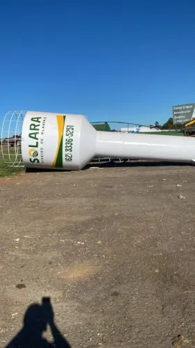 Caixa de água tipo taça e tubular estrutura metálica direto da fábrica