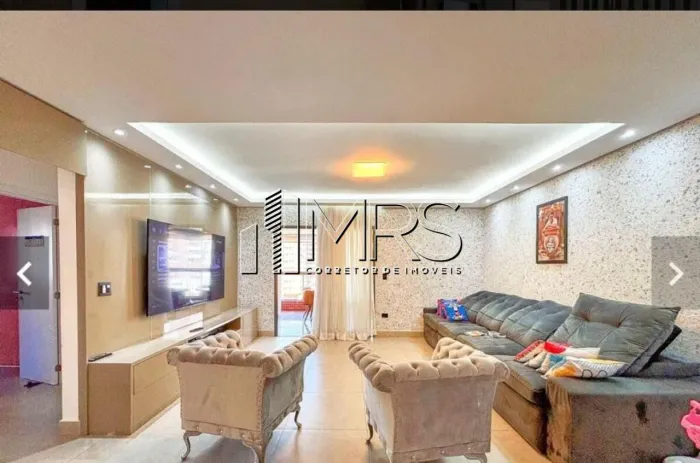 Maravilhoso Apartamento Alto Padrão na Guilhermina, Praia Grande - 3 Suítes